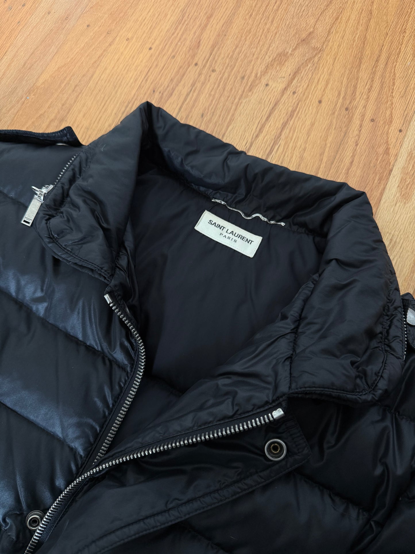 SAINT LAURENT FW17 “Bad Lieutenant” Quilted Down Jacket