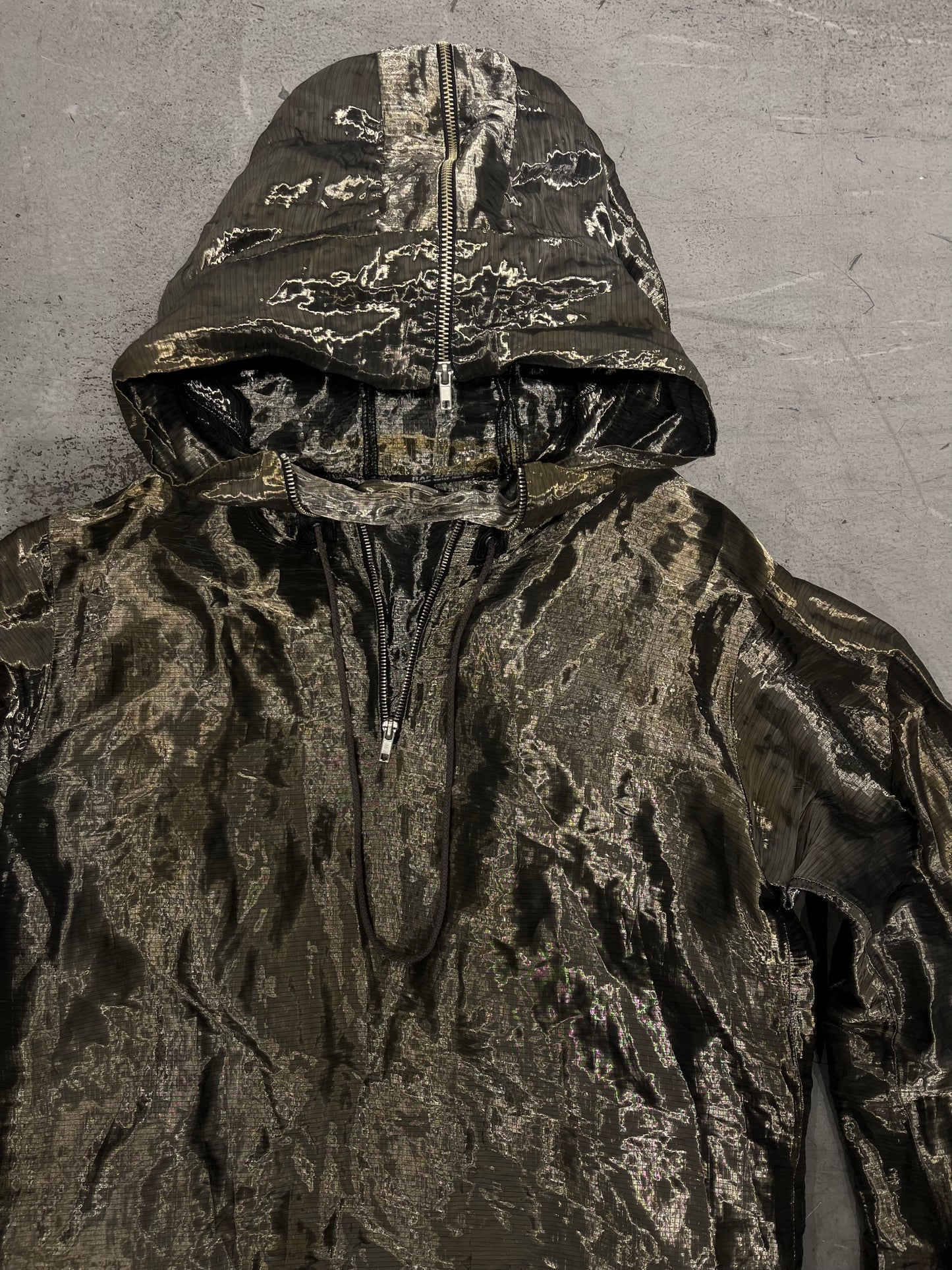 RAF SIMONS AW06 Iridescent Alien Anorak Runway Jacket