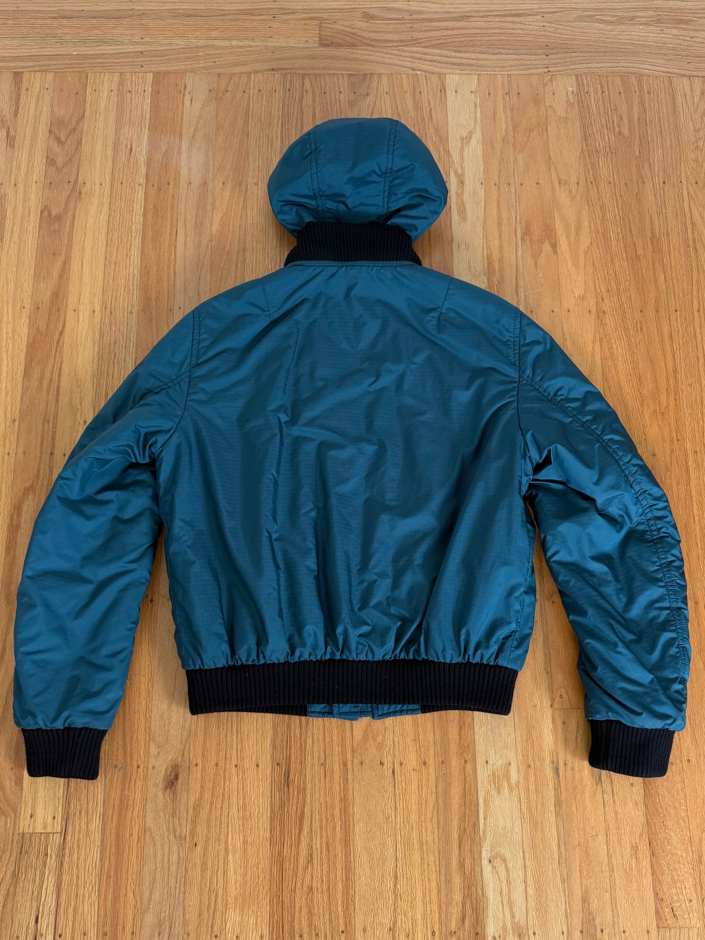 PRADA AW18 HOODED BOMBER JACKET